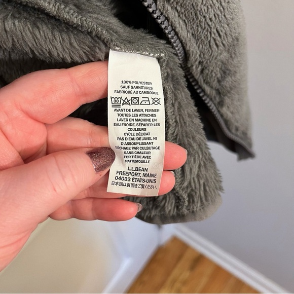 L.L. Bean Men’s Hi-Pile Full-Zip Fleece, L - Picture 6 of 7
